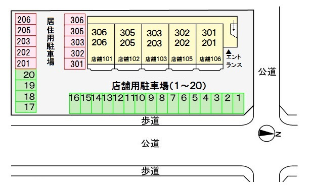 マリッチアローの区画図