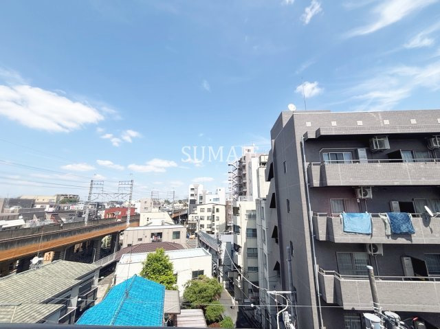 ソレイユ関口の展望|バルコニーからの景色です。