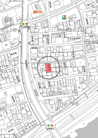 土地　早田東町５丁目の地図