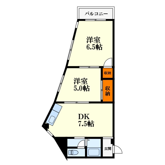 【間取り】 | 西本マンション