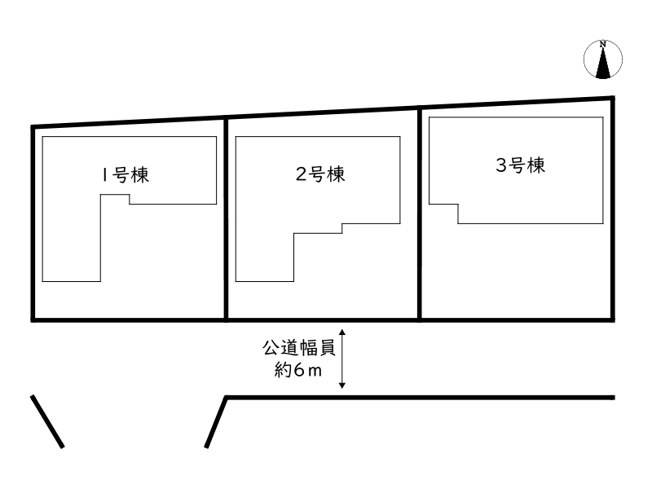 【区画図】 | 姫路市勝原区山戸4期全3棟