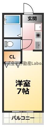ハイツコンフォートの間取り
