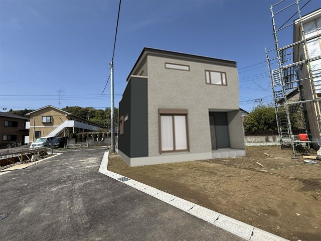 【北西・南西角地】東金市東金B区新築戸建の外観