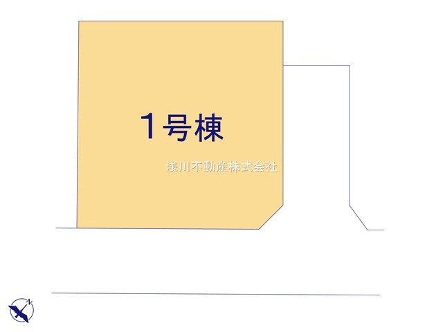 八王子市　長房町　新築一戸建て　６期の区画図|～東南角地につき陽当たり・風通し良好～