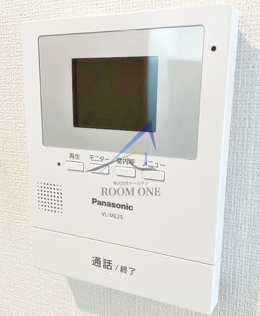 チャルテ西早稲田Ⅱのセキュリティ|モニター付きインターホンです。