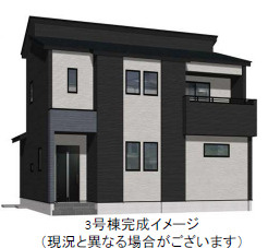 仲介手〇料不要　よかタウンBloom　Adoble　For.M東区東京塚町3期【尾ノ上小・錦ヶ丘中】の外観パース