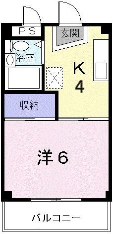 シティハイツ西本ＹＳの間取り