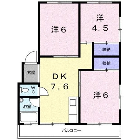 細澤マンションの間取り