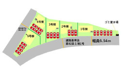 仲介手〇料不要　よかタウンBloom大津町大字灰塚1期【大津小・大津中】の区画図