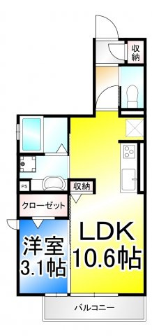 ガルボ上千田の間取り