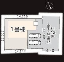 海老名市国分寺台5丁目第2の区画図