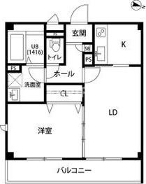 アンプルールフェール今津の間取り