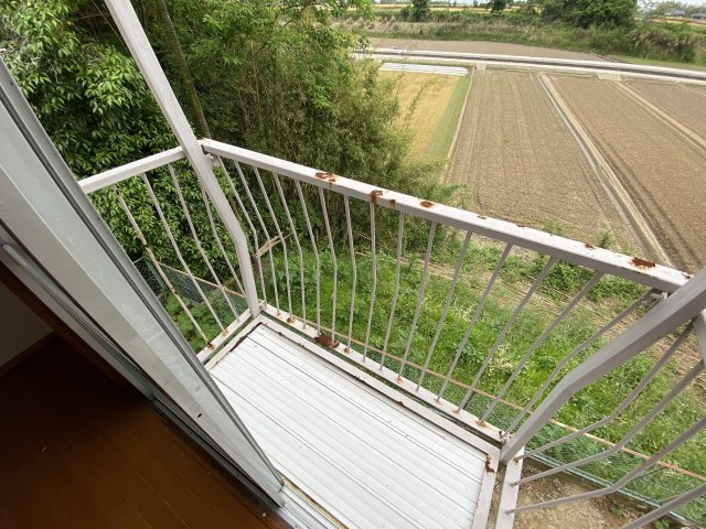 べるあいコーポBのバルコニー