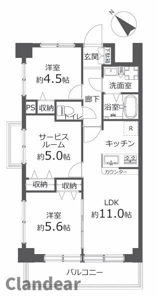 ルックハイツ金町の間取り|ドキドキの新生活も、安心してスタート。ぴったりの住まいを見つけませんか？クランディアが一緒に住まい選びをサポートします‼　まずは、お気軽にお問合せください　＃クランディア