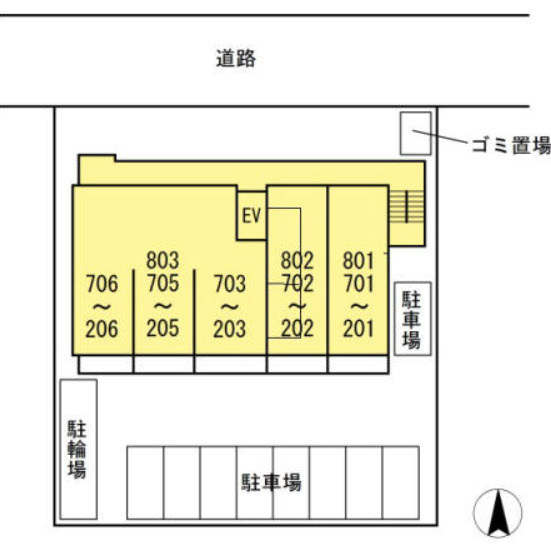 リモナーデ府内の区画図
