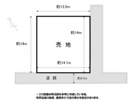 荒尾市宮内売地の画像