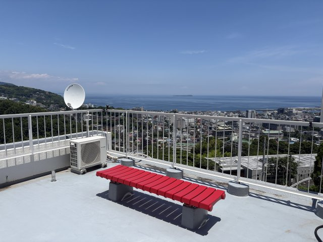 中古マンション　伊東フラットのバルコニー