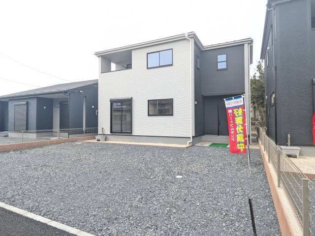 第1　常総市相野谷町　新築戸建て　2号棟の外観