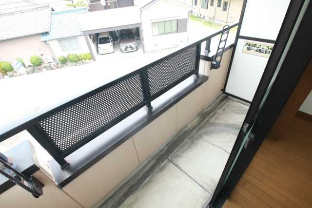 シャローム八田のバルコニー