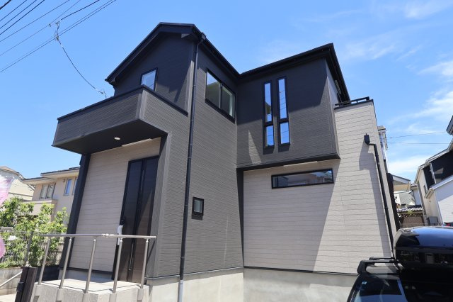 《仲介手数料無料》ふじみ野市苗間353-7新築一戸建てグラファーレの外観|撮影日 2026年5月9日 12:30 快晴