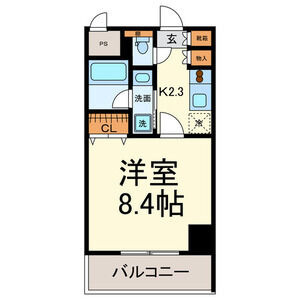 グランルージュ栄Ⅱの間取り