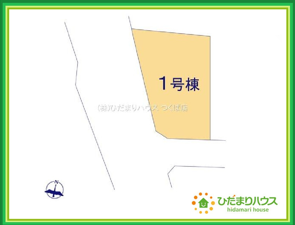 常陸大宮市野中町第2　新築戸建の区画図|ご家族でお車に乗る方に！駐車場3台分あります！