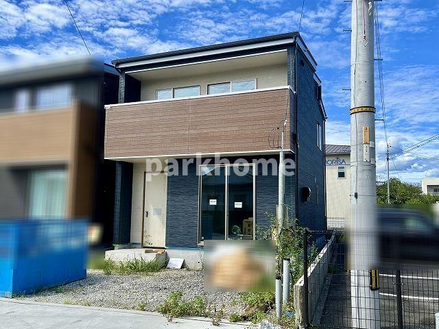 土佐市高岡町乙　新築住宅の外観|土地現況：9月上旬