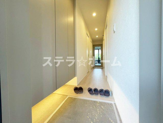 ハーティス城東の玄関|落ち着いた玄関です