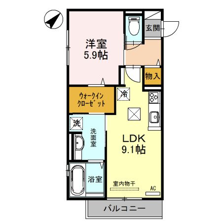 アン　ルクールの間取り|※間取りが現況と異なる場合は現況を優先します※
