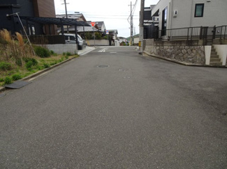 【前面道路含む現地写真】 | 川西市水明台1丁目1の72　建築条件無土地