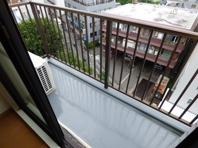 江戸川橋センチュリープラザ21のバルコニー