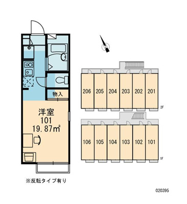【区画図】 | レオパレスソレーユ-下高井戸4丁目-