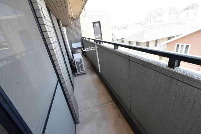 南甲子園ハイツのバルコニー