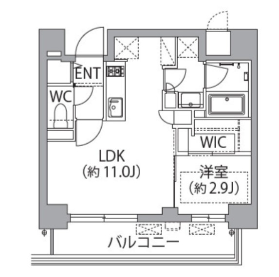 レスピール蓮根 の間取り