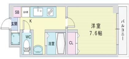 ルミエール王子公園の間取り