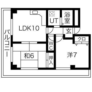 ビエント六甲１の間取り