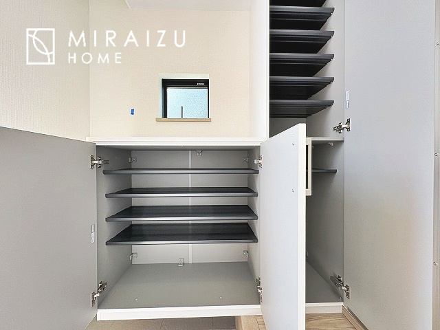 【収納】 | 建物完成につき、実際のお部屋をごゆっくりご見学いただけます。お休みの日にご家族で見学はいかがでしょう。