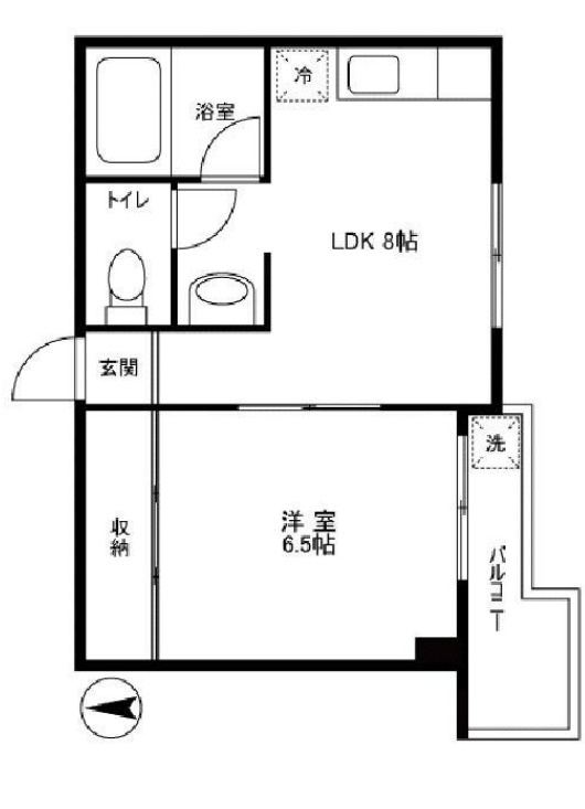 ドゥエル東宝の間取り