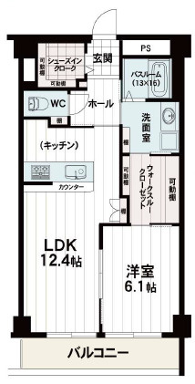 シャトード本山の間取り