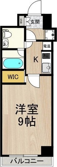 インプルーブ三宮イーストの間取り