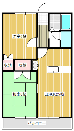 ガーデンパレスＢの間取り