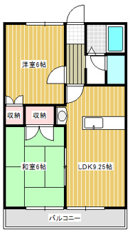 【間取り】 | ガーデンパレスＢ