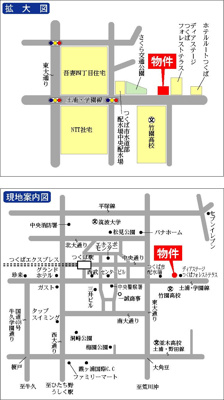 【地図】 | 花室ヒルズＢ棟テナント