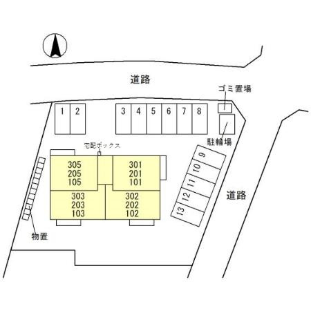 エル　メゾンの区画図