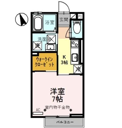 ルミネス大坪の間取り