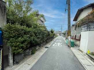 【前面道路含む現地写真】 | 宇治市広野町寺山2区画C号地　売土地　建築条件付き
