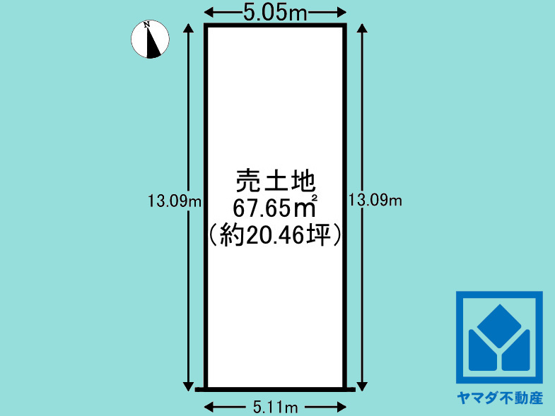伏見区御駕籠町の土地図