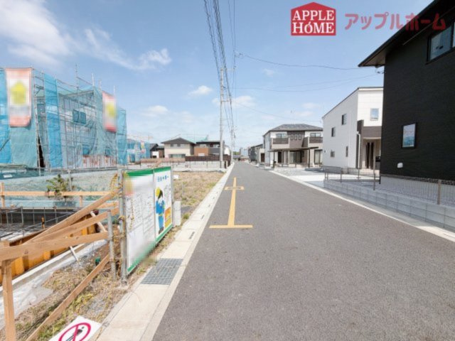 [新築住宅] 東松山市石橋 全31区画の前面道路含む現地写真