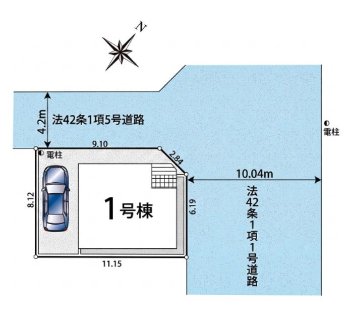[新築住宅] 鶴ヶ島市藤金 第12 全1棟の区画図
