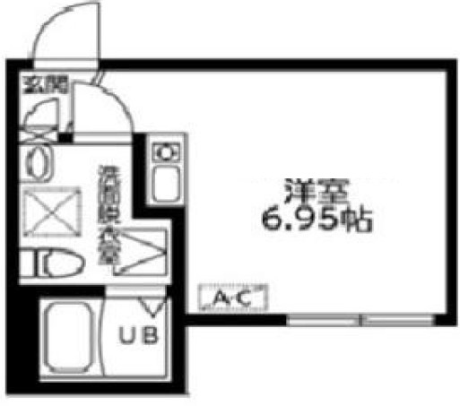 プルームコート川崎浅田の間取り|間取りです。